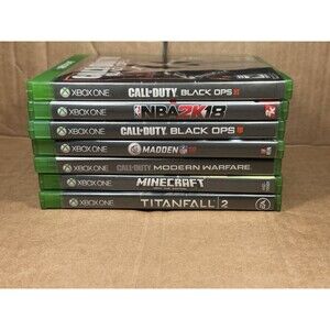 Xbox One 7-Game Bundle: COD Black Ops 3 4 & MW, Minecraft, Titanfall 2, Sports